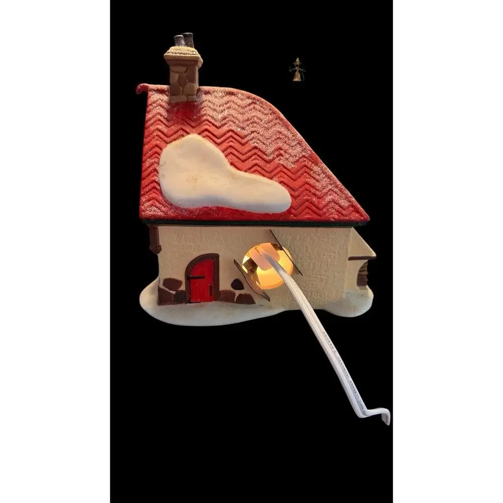 Vintage 1998 Dept 56 “Custom Stitchers” North Pole Series ElfLand House Village